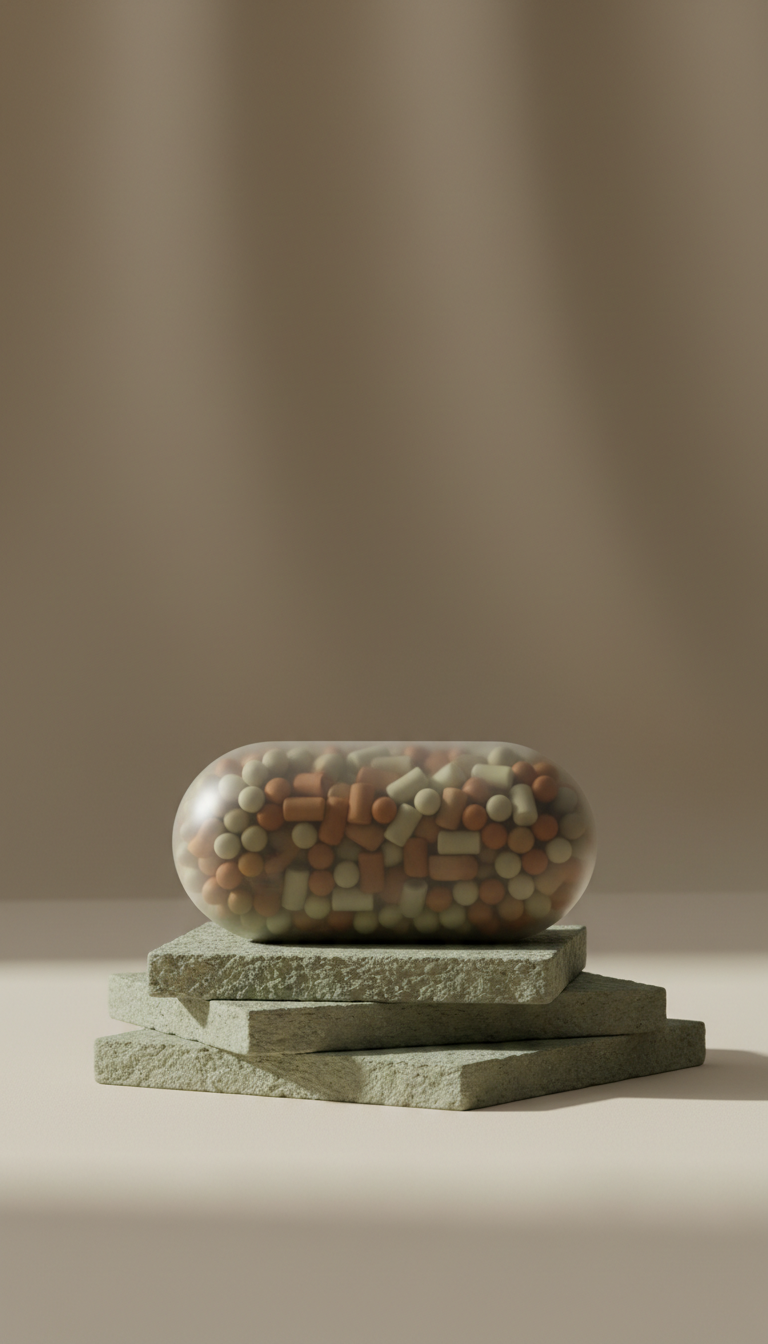 Pill-Shaped Treat Capsule