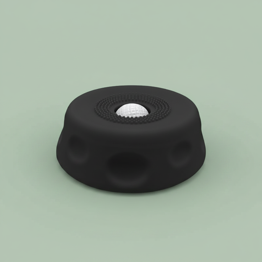 Black bowl sage background