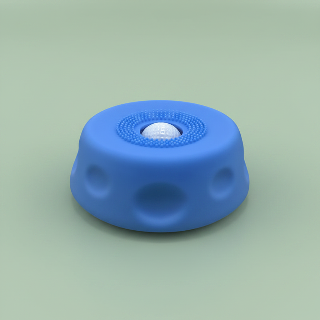 Blue bowl sage background